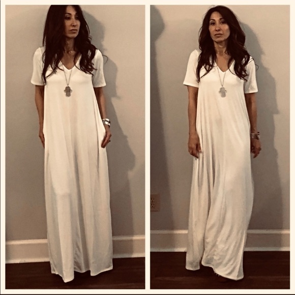 Favorite Loose fit long side pocket maxi dress - Picture 5 of 7